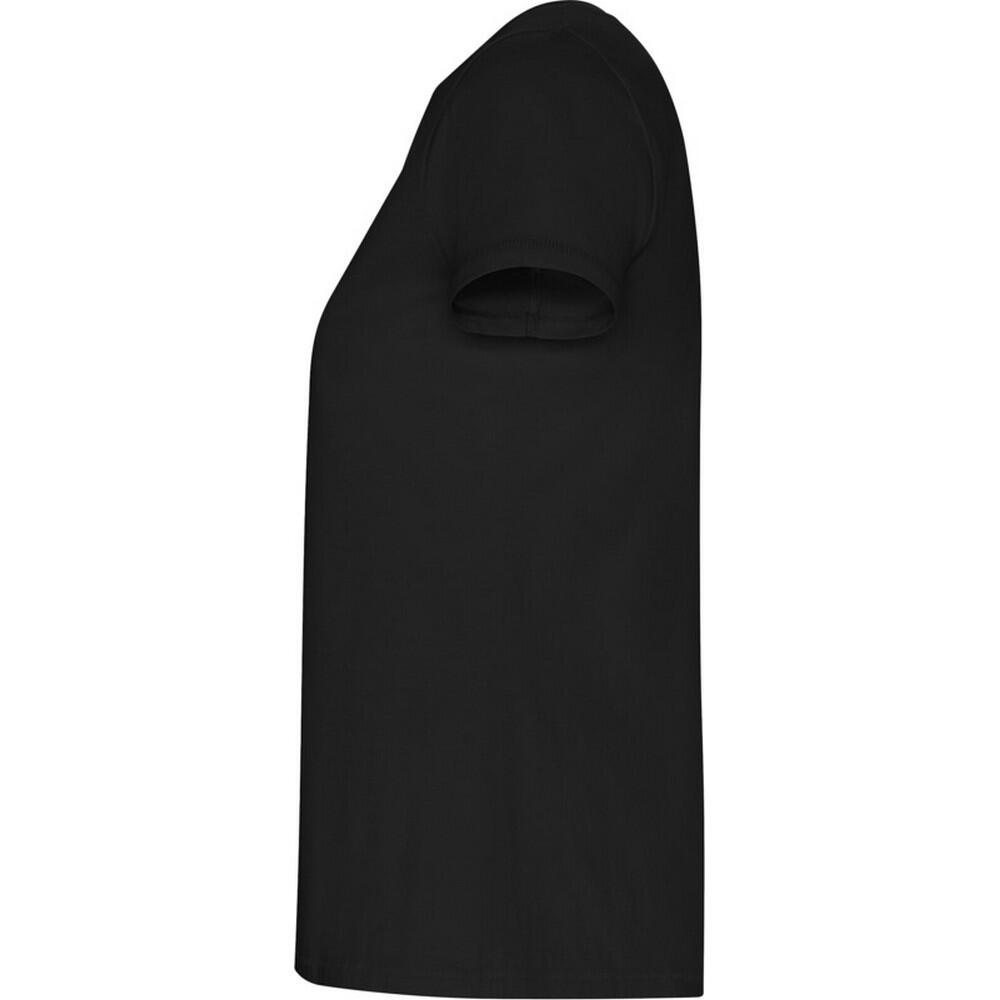 Camiseta Golden para Mujer Negro Sólido 3/4