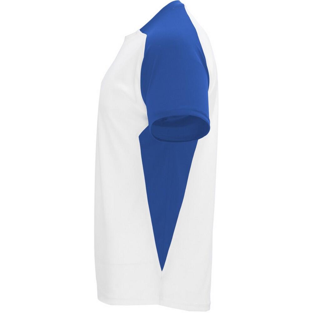 Maglietta Sportiva Adulto Unisex Roly Bugatti Blu Reale 3/4