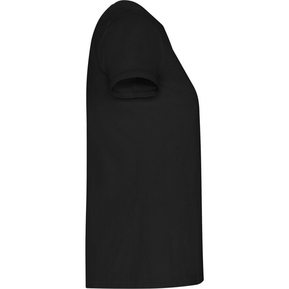 Camiseta Golden para Mujer Negro Sólido 4/4