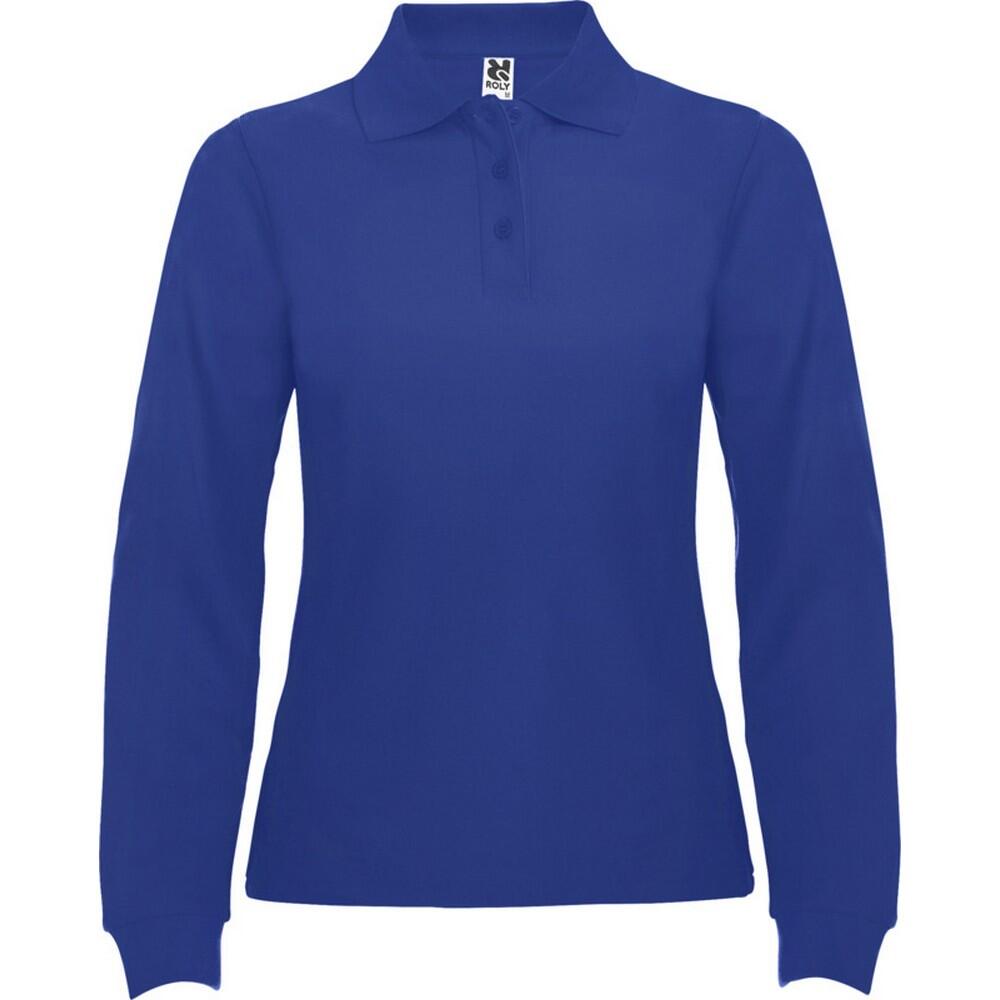 Roly - Polo Estrella Femme (bleu Roi) - T-shirt Manches Longues - Bleu - 52 2xl - Decathlon
