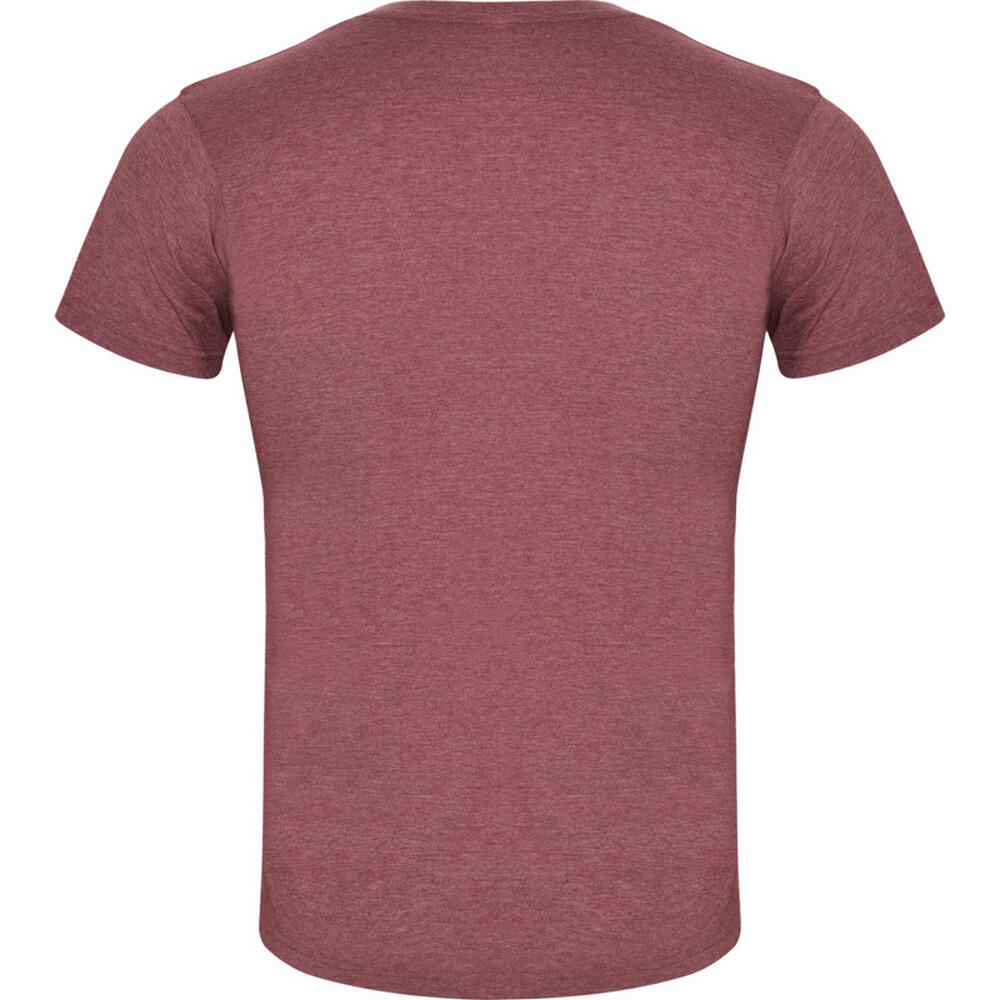 Heren Fox Heather Tshirt met korte mouwen (Granaat) 2/3