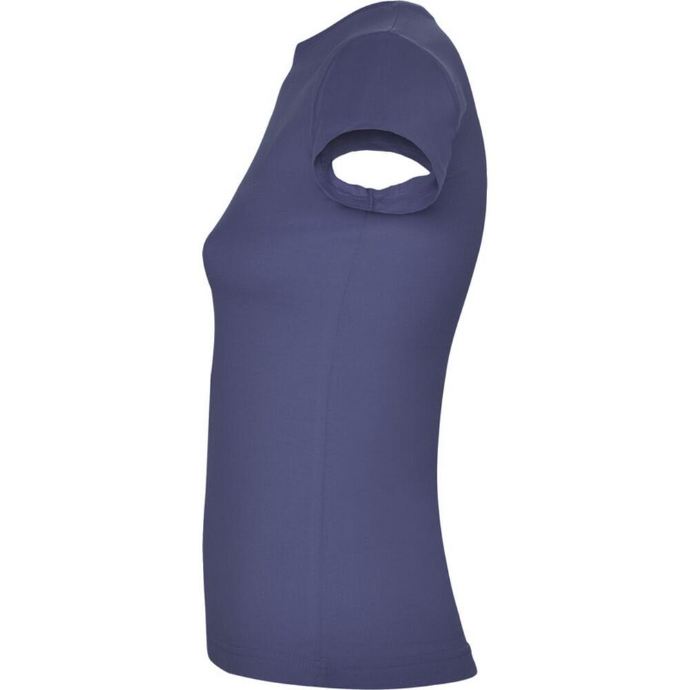 Maglietta Maniche Corte Donna Roly Jamaica Blu Denim 4/4