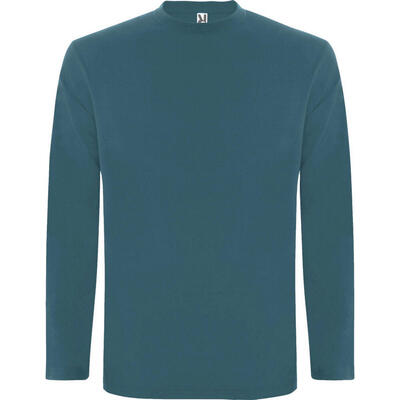 Heren extreme tshirt met lange mouwen (massief zwart)