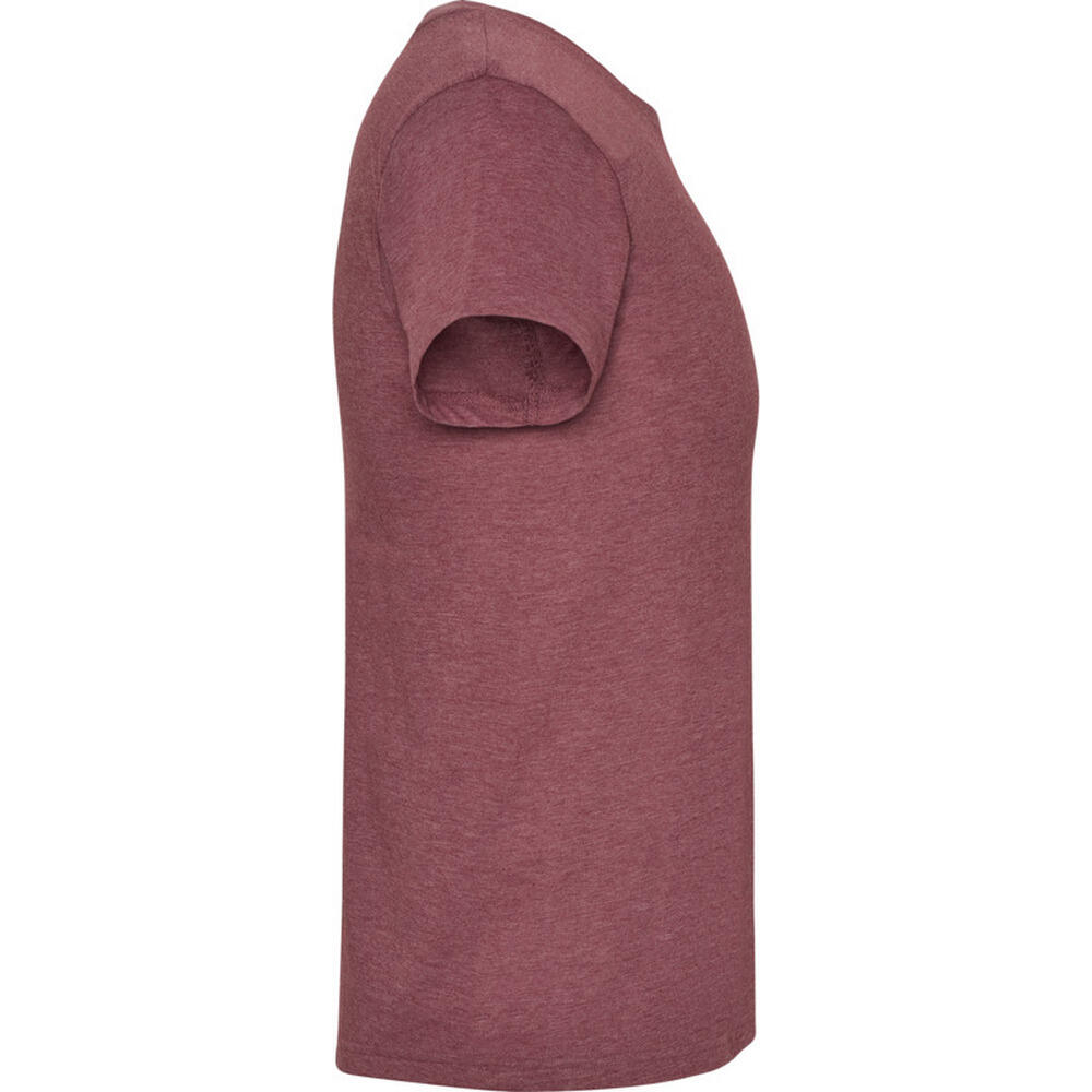 Heren Fox Heather Tshirt met korte mouwen (Granaat) 3/3