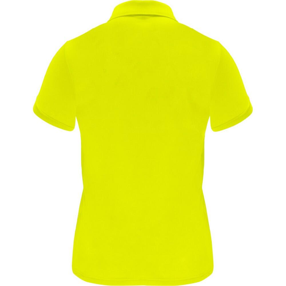 Polo MONZHA Femme (Jaune Fluo) 2/3
