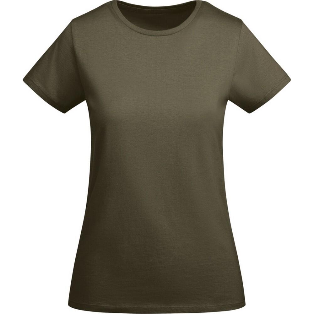 Womens/Ladies Breda ShortSleeved TShirt (Military Green)