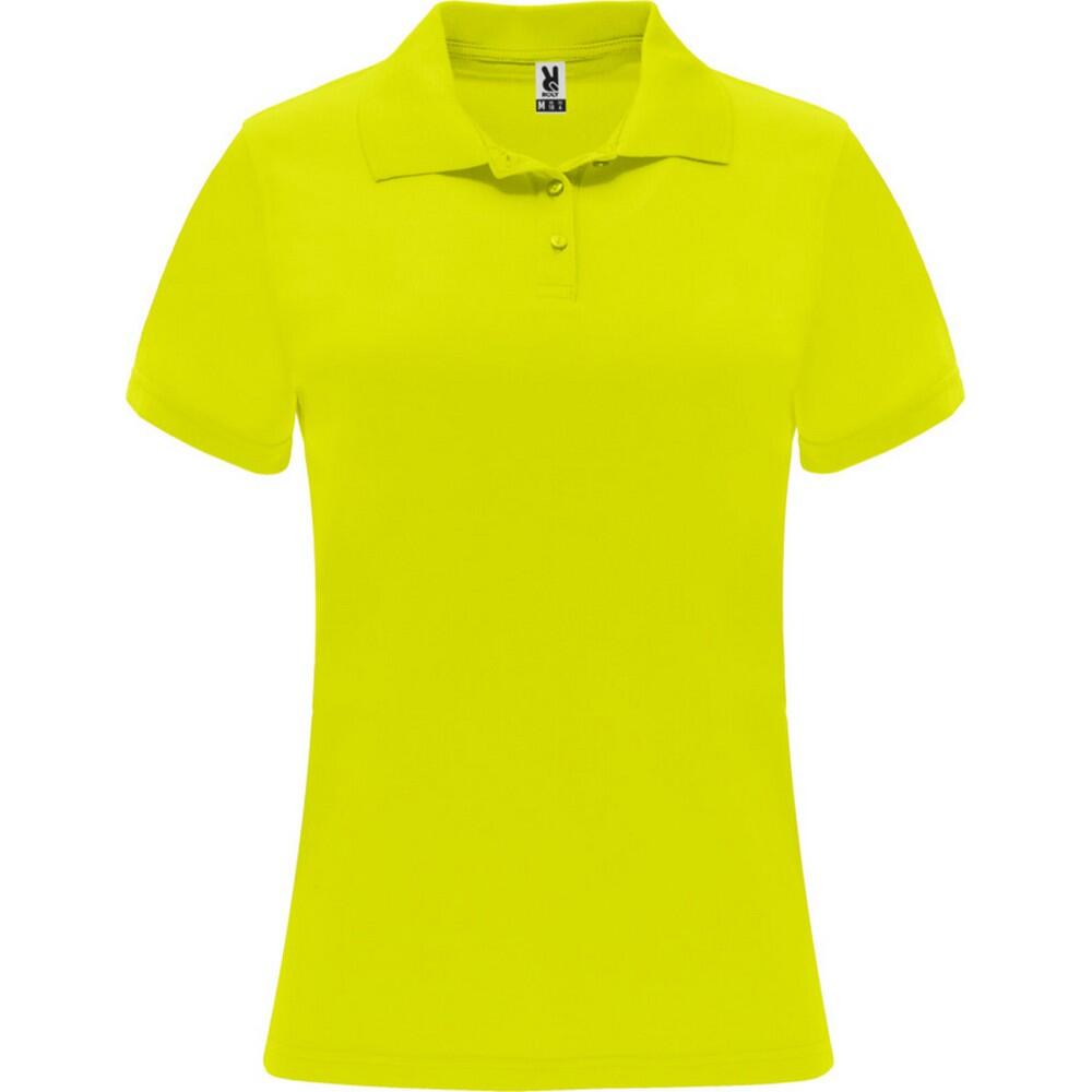 Roly - Polo Monzha Femme (jaune Fluo) - T-shirt Manches Courtes - Jaune - 42 M/l - Decathlon