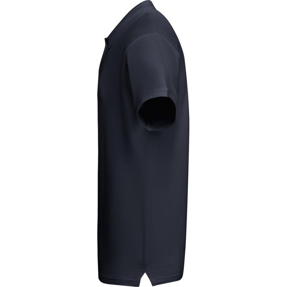 Polo Prince de Manga Corta para Hombre Azul Marino 3/4