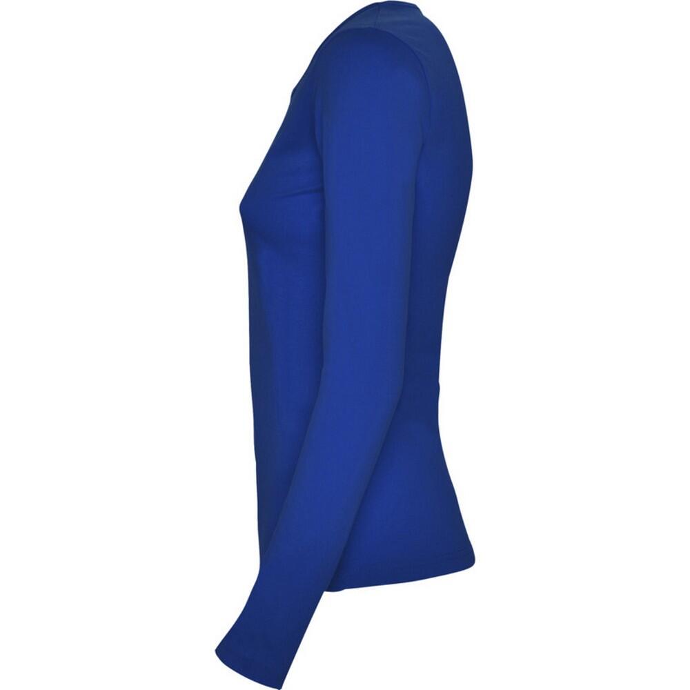 Magliette cotone donna manica lunga con logo