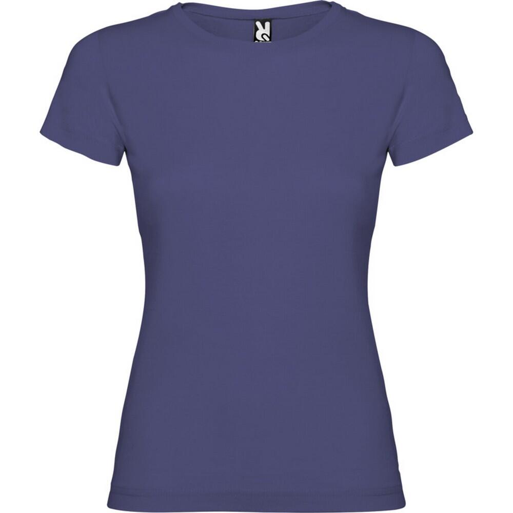 Womens/Ladies Jamaica ShortSleeved TShirt (Blue Denim)