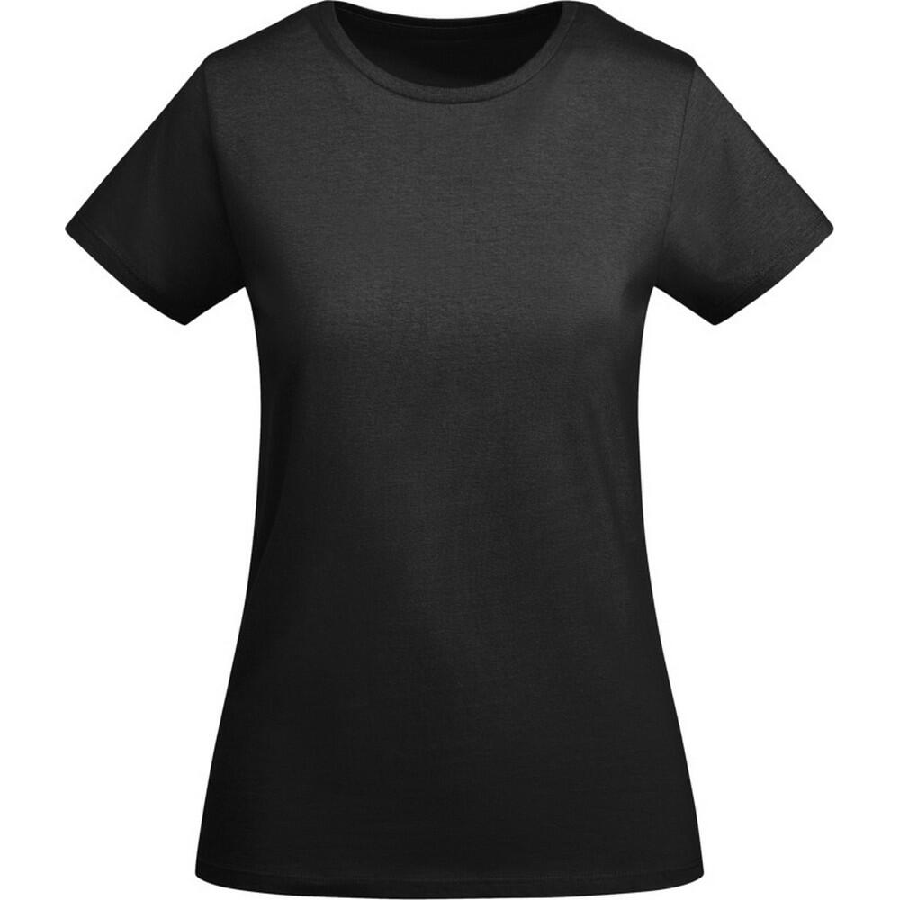 Womens/Ladies Breda ShortSleeved TShirt (Solid Black)