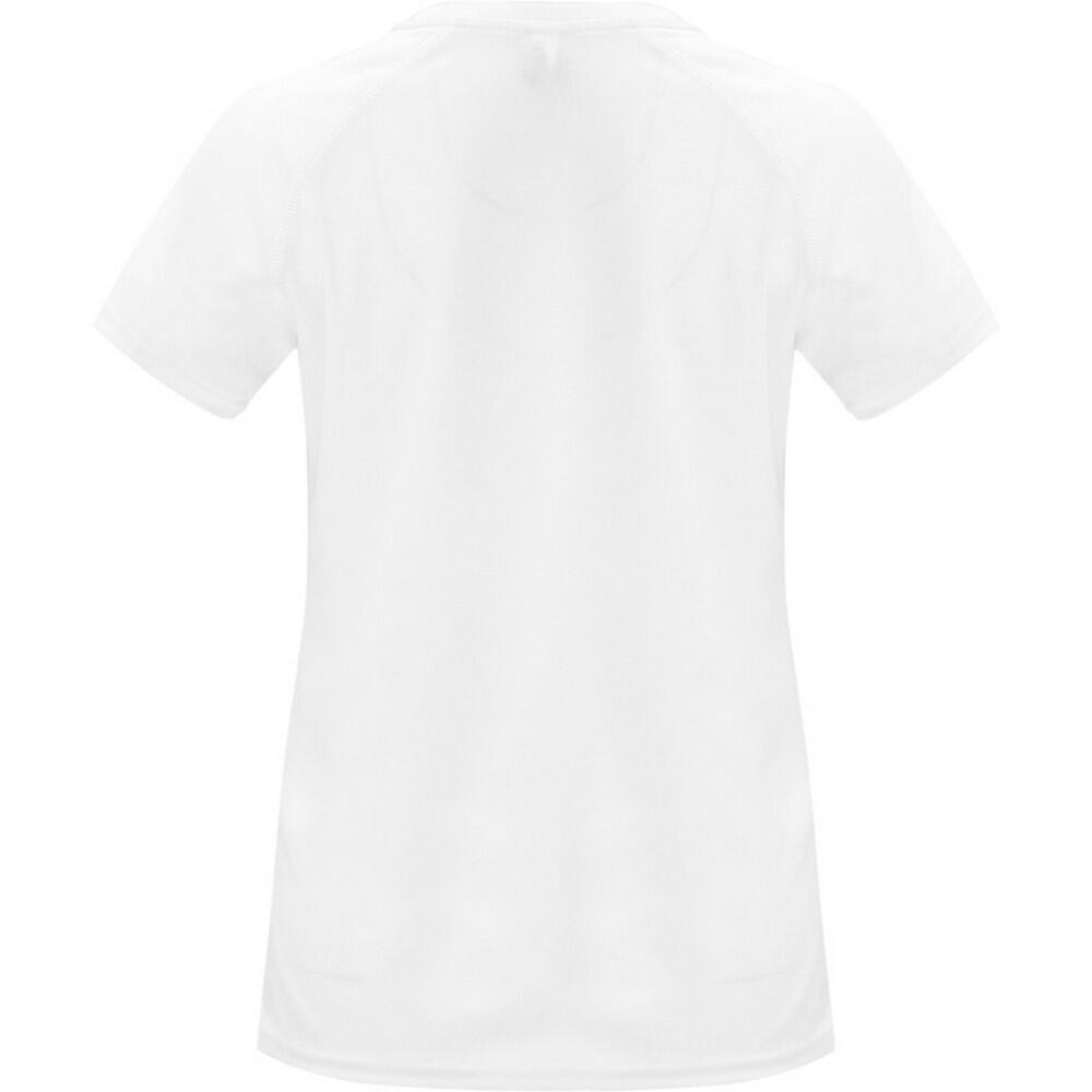 Dames Bahrein Sport Tshirt met korte mouwen (Wit) 2/4