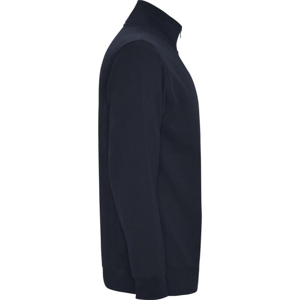 Heren Aneto Quarter Zip Sweatshirt (Marineblauw) 3/4