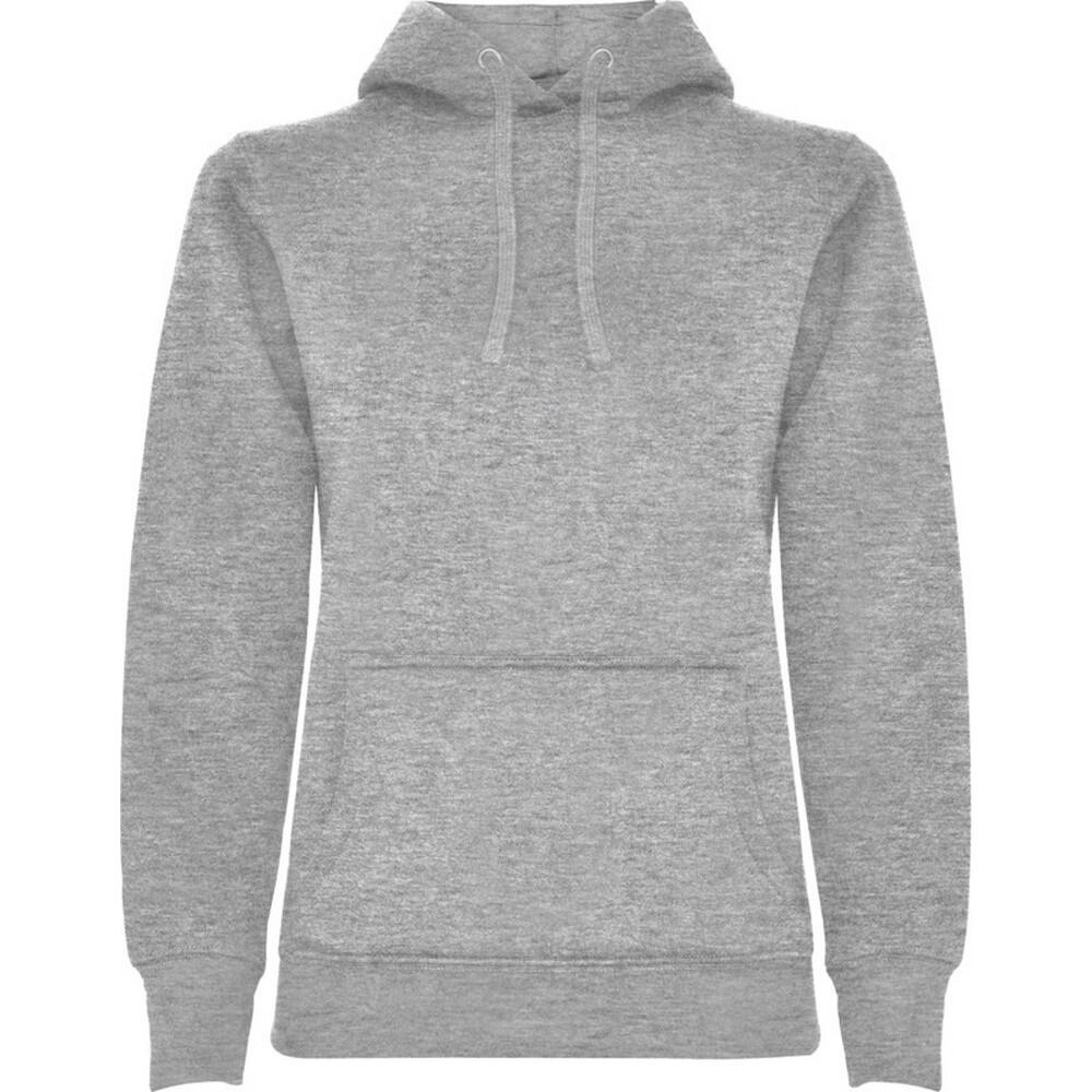 Dames urban hoodie (massief zwart)