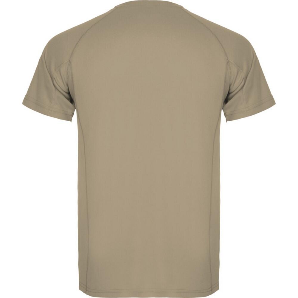 Camiseta Montecarlo de Manga Corta Deportivo para Hombre Arena Oscura 2/4