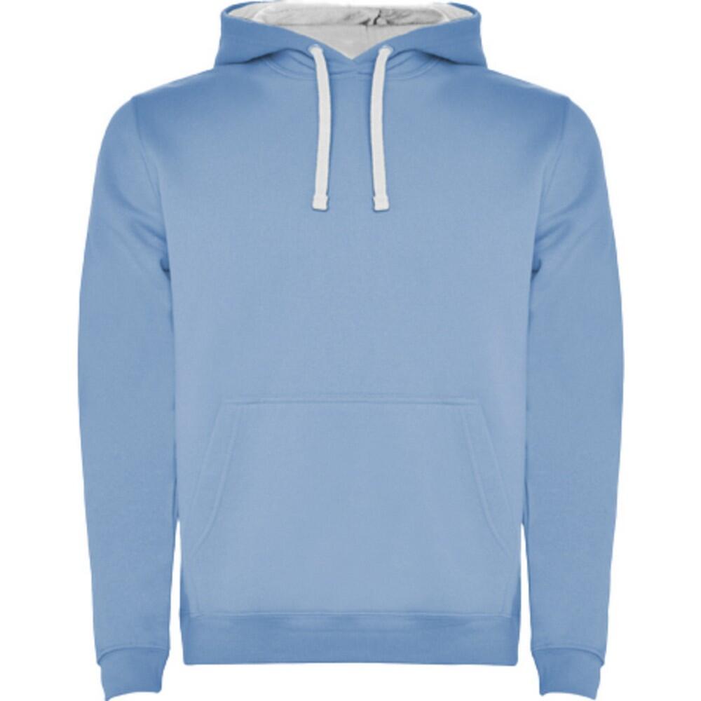 Casaco com capuz Urban para homem Azul Céu / Branco