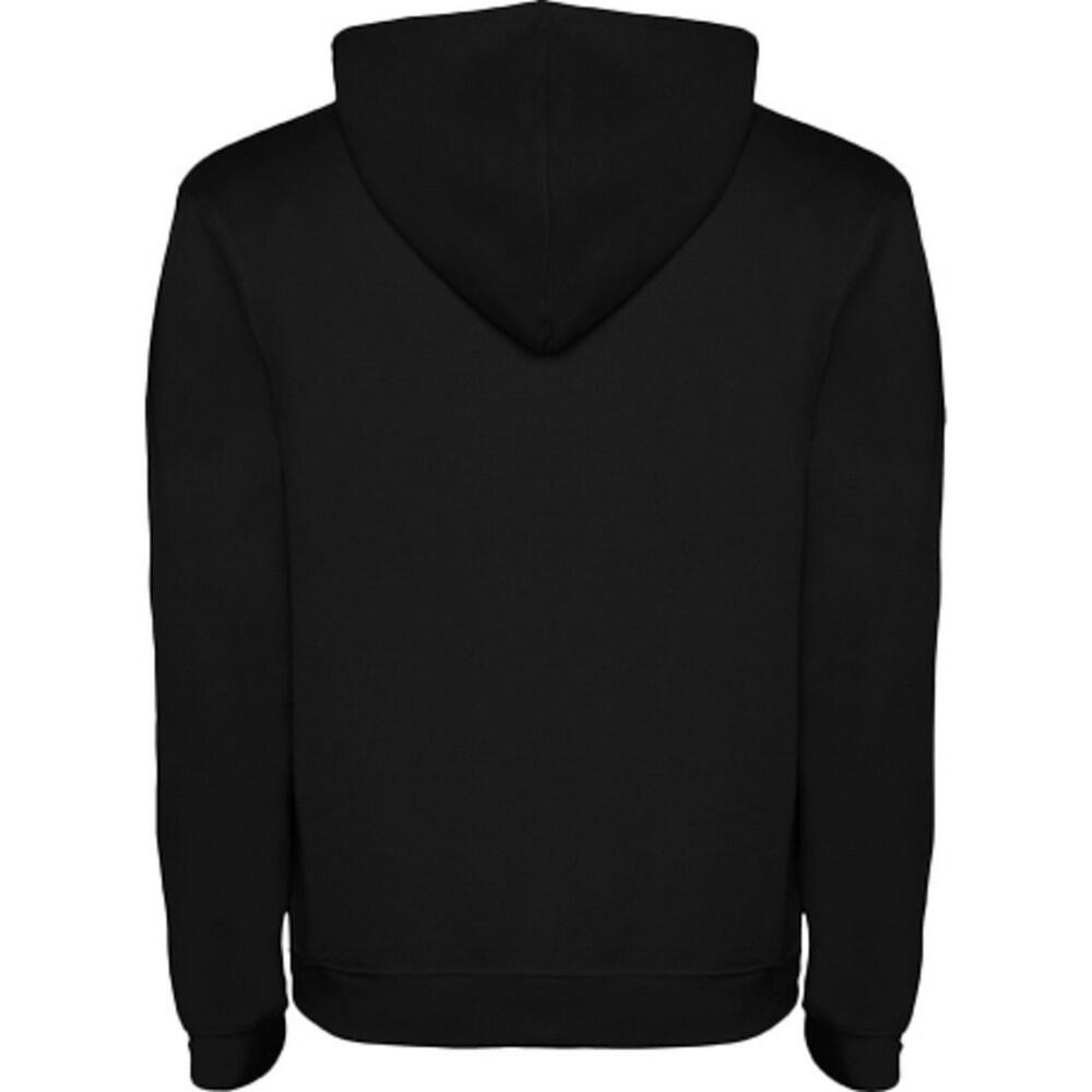 Felpa Con Cappuccio Uomo Roly Urban Nero Tinta Unita 2/3