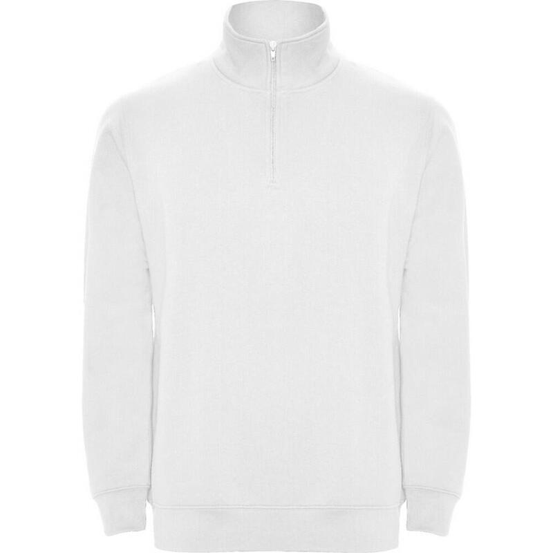 Heren Aneto Quarter Zip Sweatshirt (Wit)