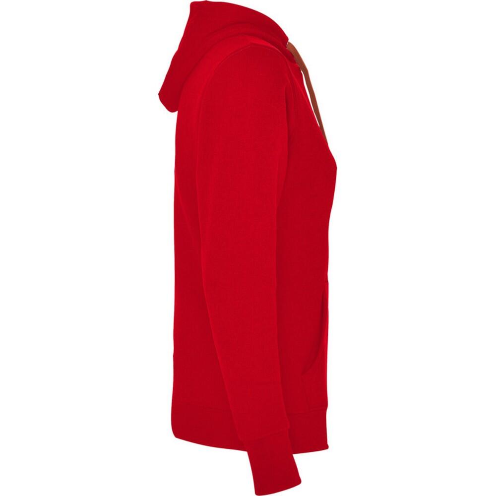 Felpa Con Cappuccio Donna Roly Urban Rosso 3/4
