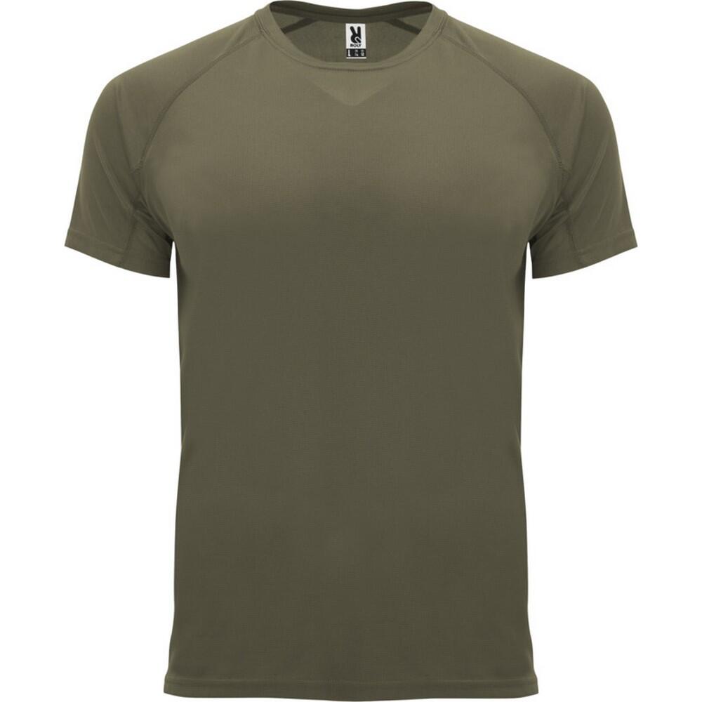 ROLY Mens Bahrain ShortSleeved Sports TShirt (Military Green)