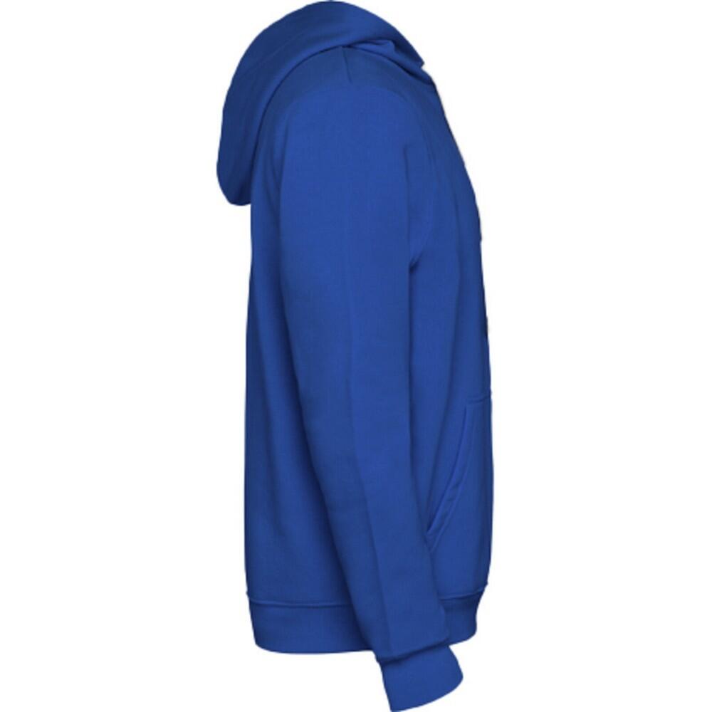 Felpa Con Cappuccio Uomo Roly Urban Blu Reale Bianco 4/4