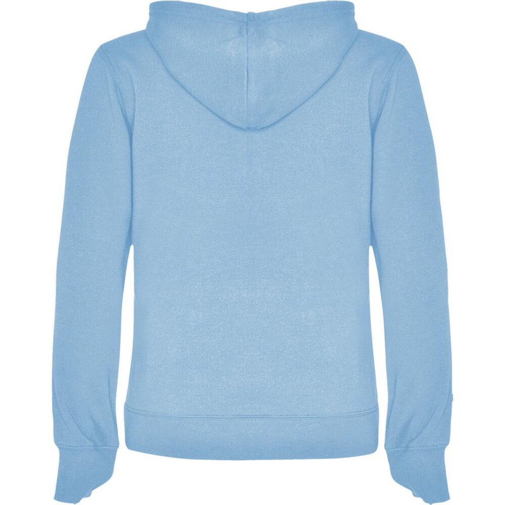 Felpa Con Cappuccio Donna Roly Urban Azzurro Bianco 2/4