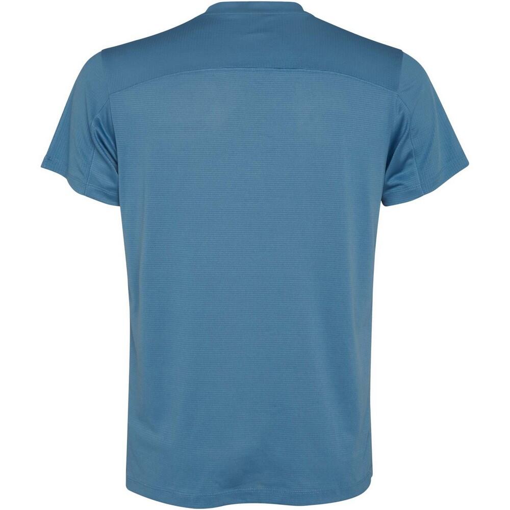 T-Shirt desportiva de manga curta Slam para homem (Tempestade Azul) 2/2