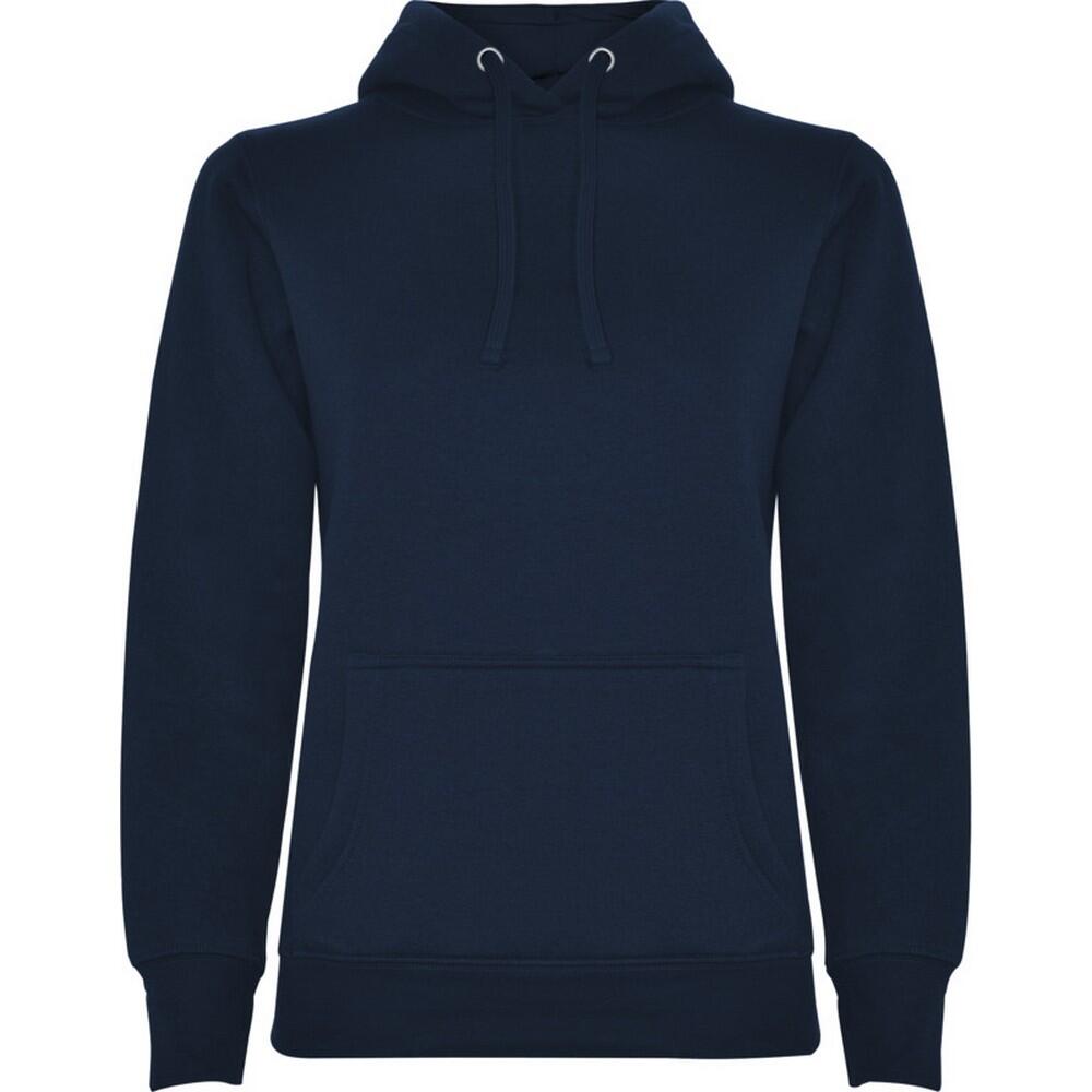 Dames urban hoodie (massief zwart)