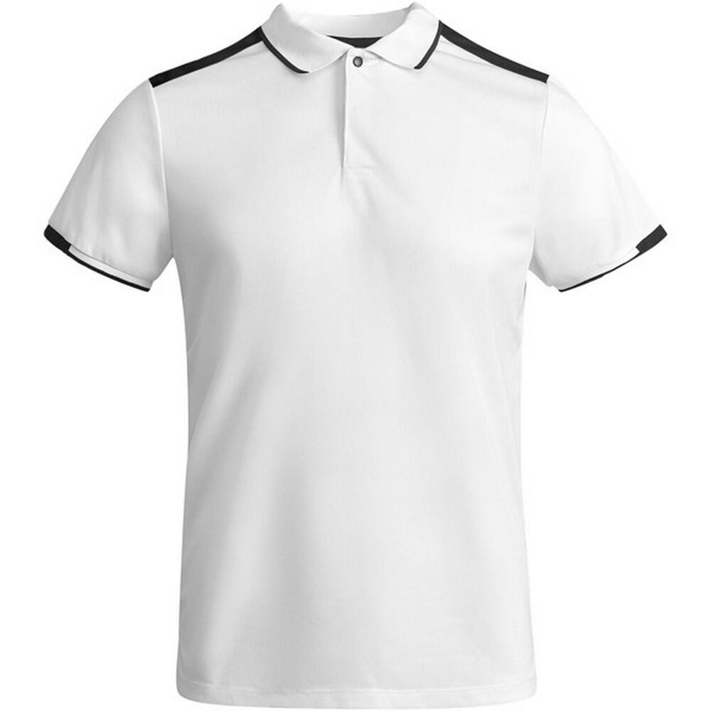 Polo TAMIL Homme (Noir Uni / Blanc)