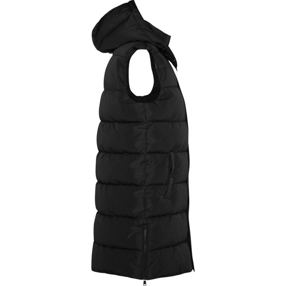 Dames Reine geïsoleerde bodywarmer (Massief zwart) 3/4