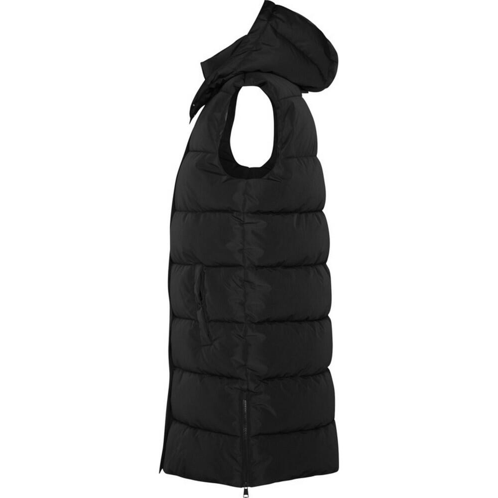 Dames Reine geïsoleerde bodywarmer (Massief zwart) 4/4