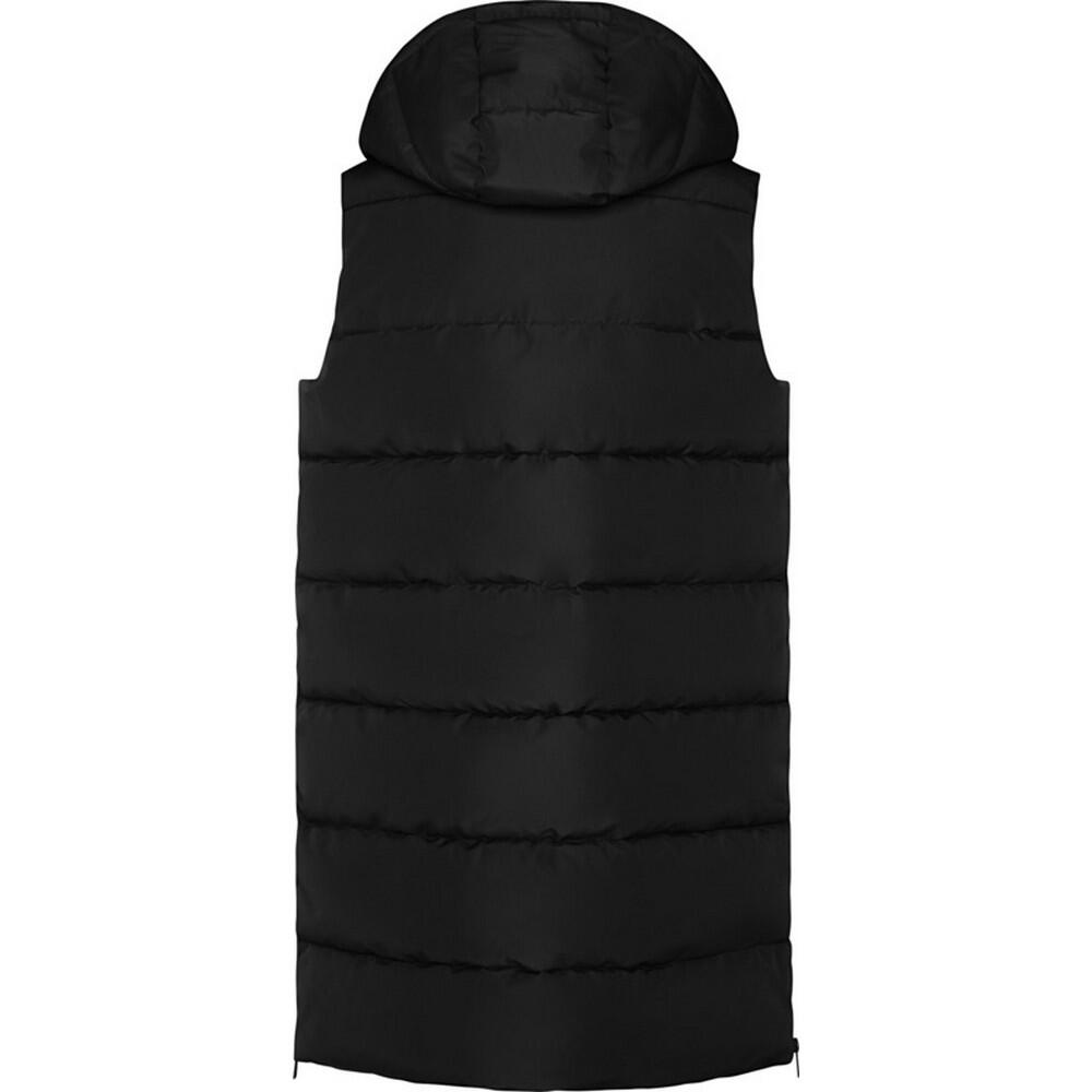 Dames Reine geïsoleerde bodywarmer (Massief zwart) 2/4