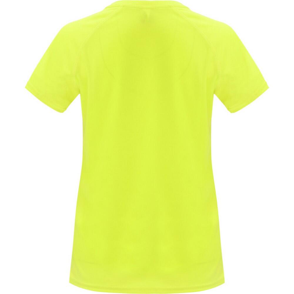 Tshirt BAHRAIN Femme (Jaune Fluo) 2/4