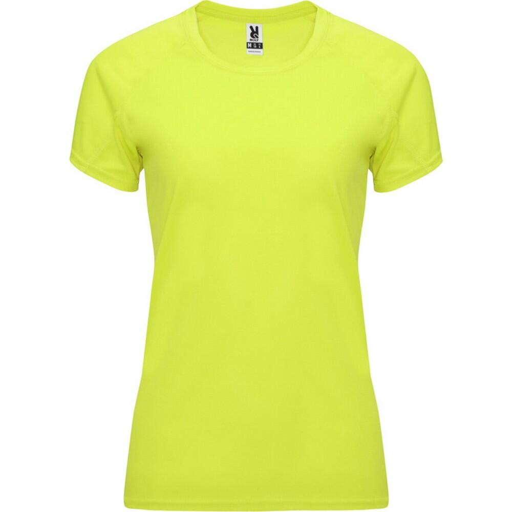 Tshirt BAHRAIN Femme (Jaune Fluo)