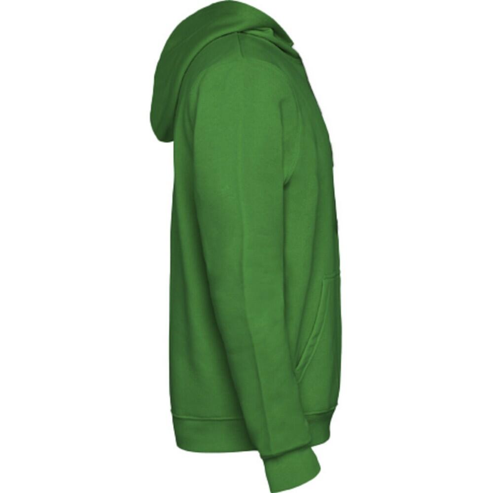 Felpa Con Cappuccio Uomo Roly Urban Verde Kelly Bianco 4/4