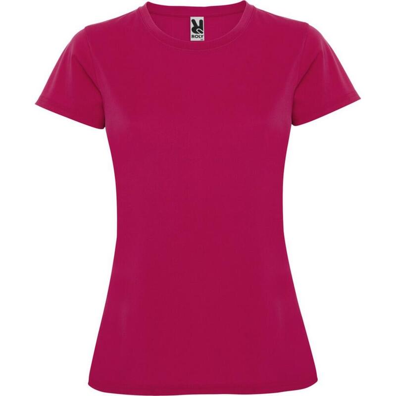 Dames Montecarlo Sport Tshirt met korte mouwen (Rozet)