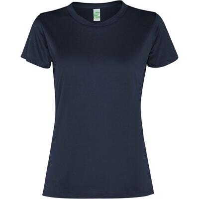 Dames slam sport tshirt met korte mouwen (marineblauw)