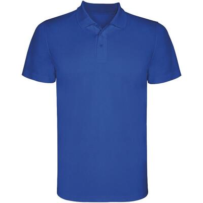 Heren monzha poloshirt met korte mouwen (wit)