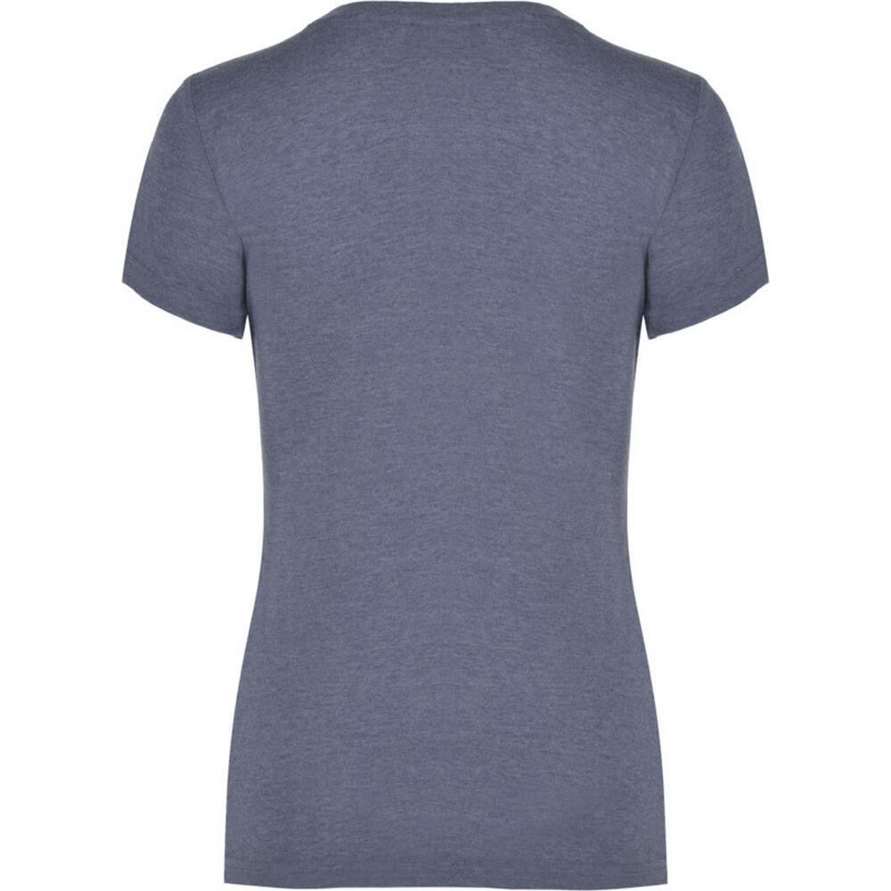 Dames Fox Heather TShirt met korte mouwen (Denim Blauw) 2/3