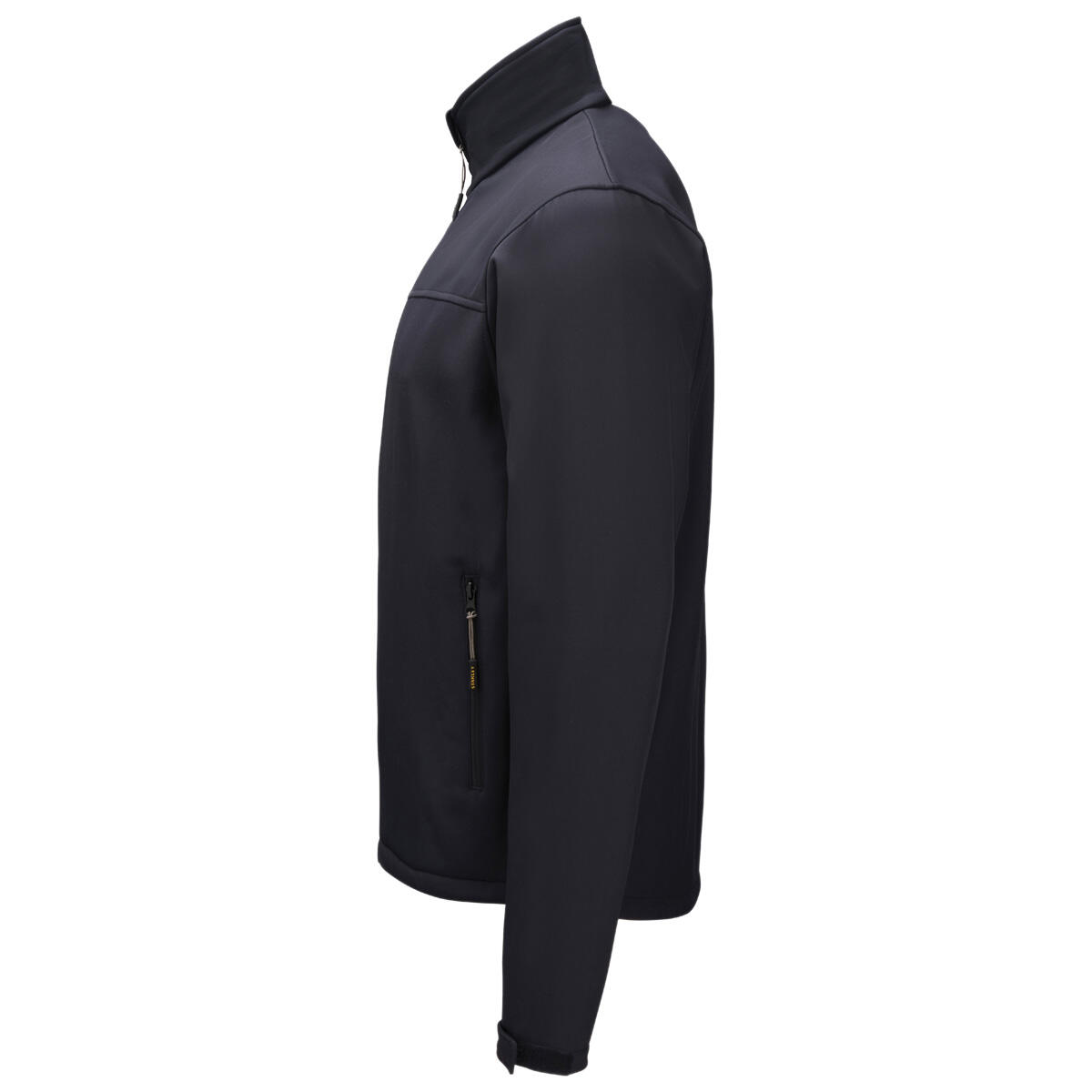 "Teton" Softshelljacke, Durchgehender Reißverschluss für Herren Schwarz 3/3