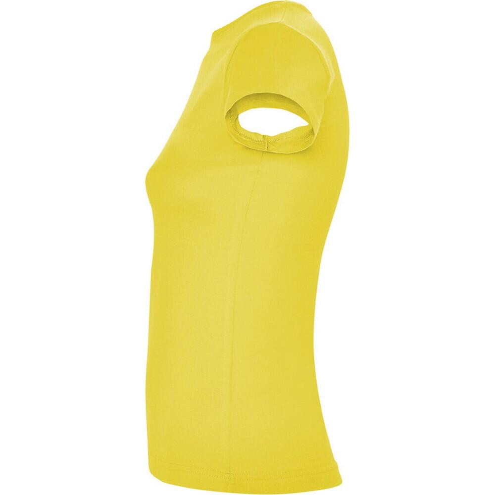 Tshirt JAMAICA Femme (Jaune) 4/4