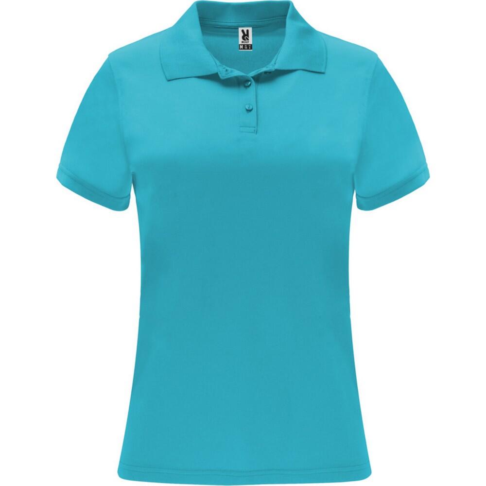 Polo MONZHA Femme (Turquoise Vif)