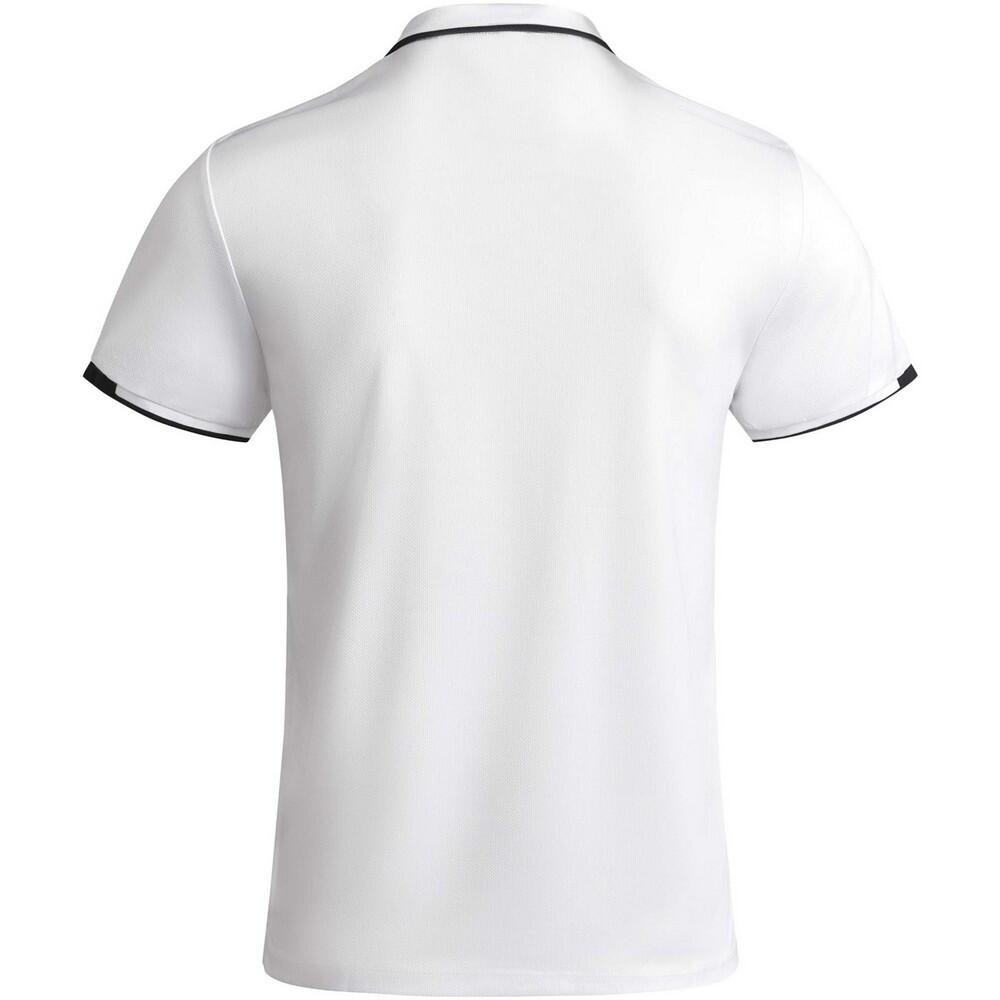 Polo TAMIL Homme (Blanc / Noir Uni) 2/2