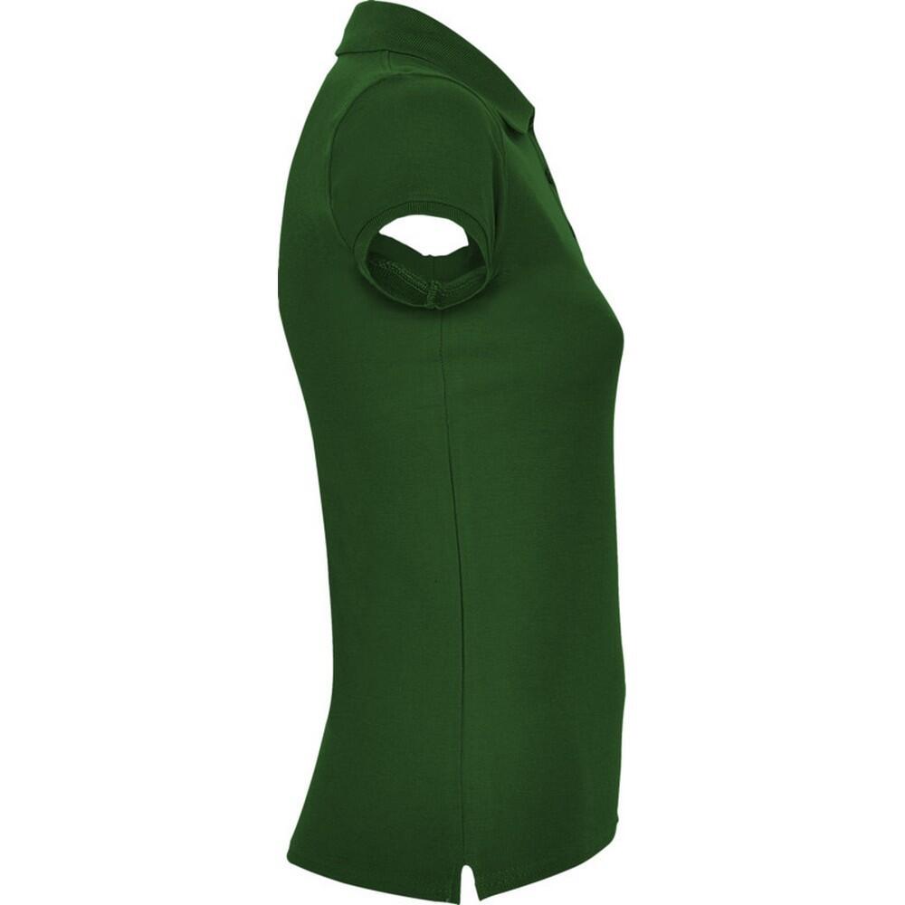 Polo STAR Femme (Vert Bouteille) 3/4