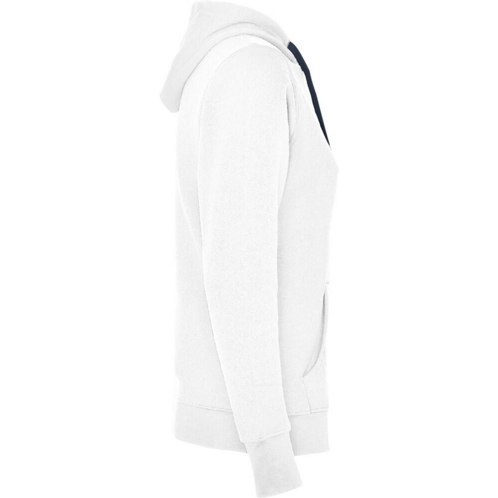 Sweat À Capuche URBAN Femme (Blanc / Bleu Marine) 3/4