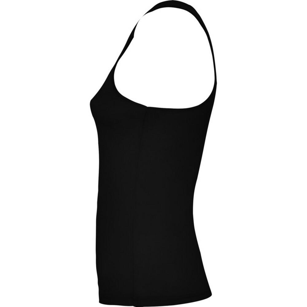 Dames Shura Sportvest Top (Massief zwart) 3/3