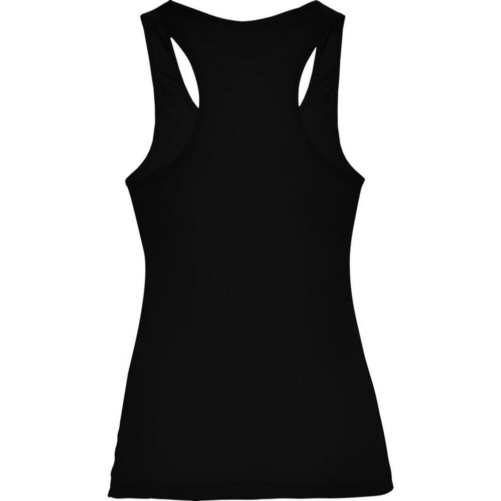 Dames Shura Sportvest Top (Massief zwart) 2/3