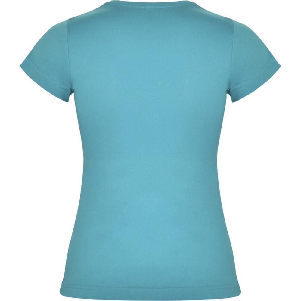 Tshirt JAMAICA Femme (Turquoise Vif) 2/4