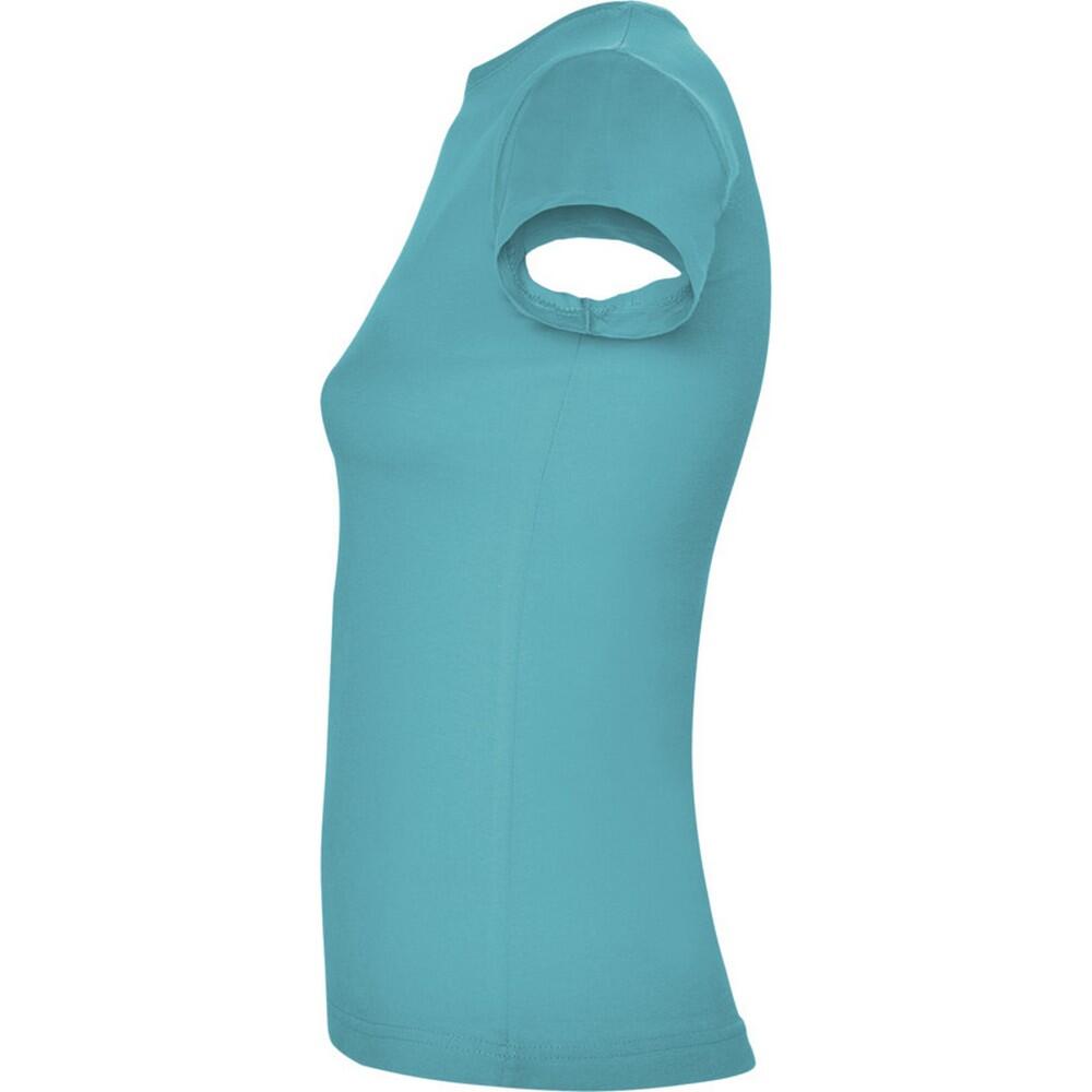 Tshirt JAMAICA Femme (Turquoise Vif) 4/4