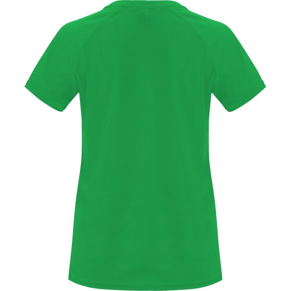 Dames Bahrein Sport Tshirt met korte mouwen (Fern Green) 2/4